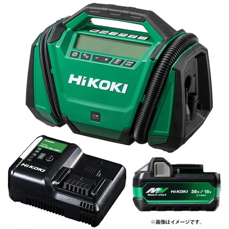 HiKOKI（ハイコーキ） コードレス空気入れ UP18DA(NN)+バッテリ