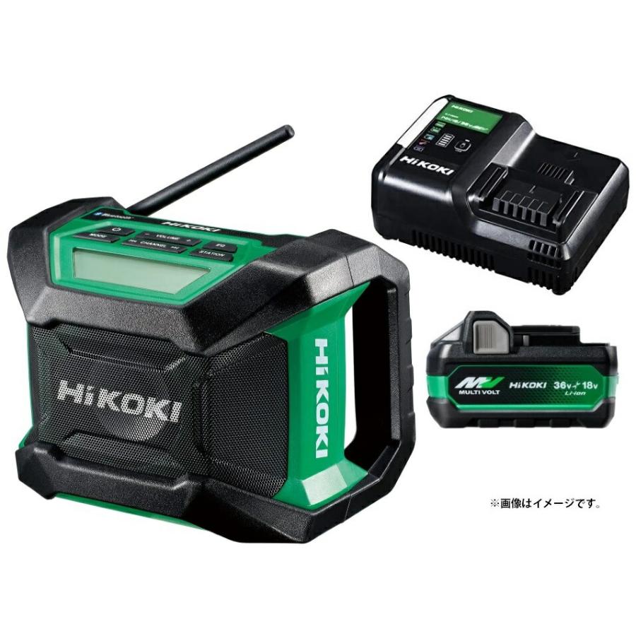 HiKOKI（ハイコーキ） コードレスラジオ UR18DA(NN)+バッテリ 