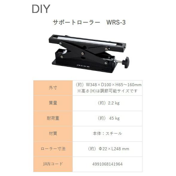 マキタ アステージ ACCS サポートローラー WRS-3 卓上丸のこ用 マキタ アステージ ACCS サポートローラー WRS-3 卓上丸のこ用