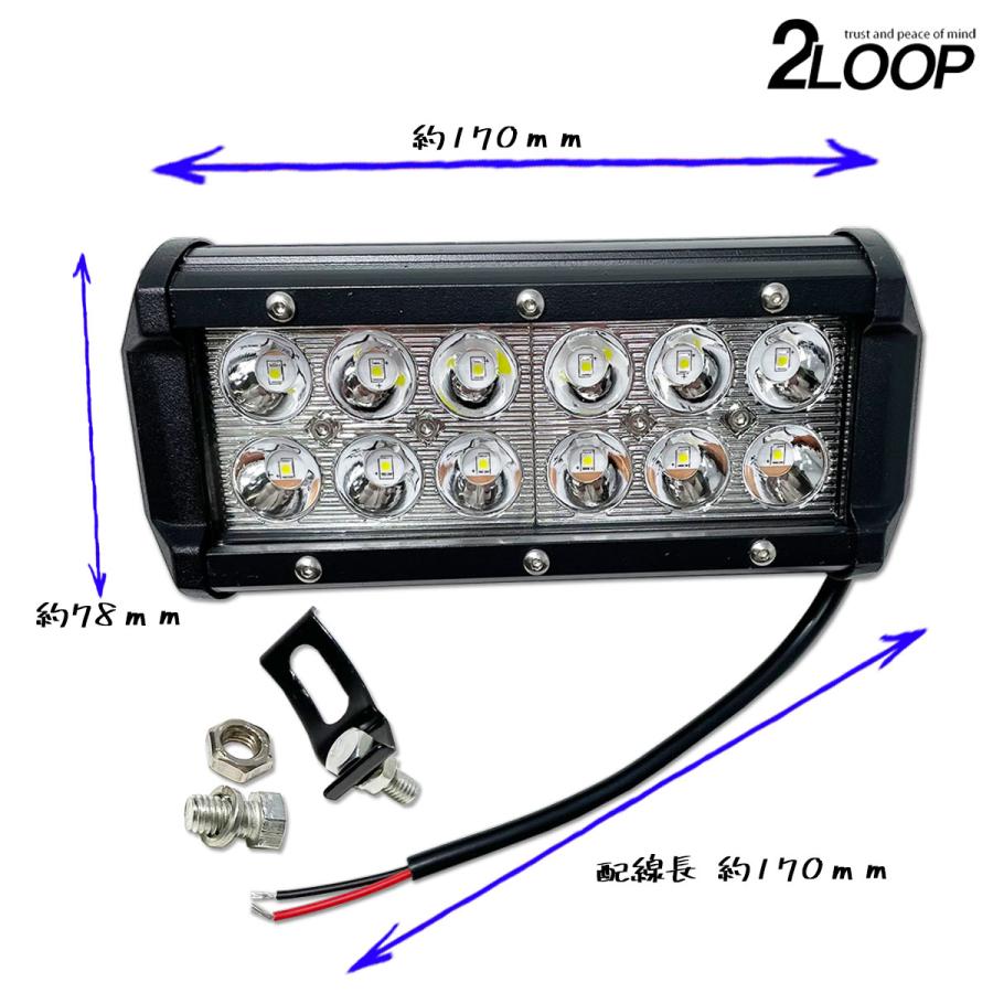 ワークライト 36W 10V - 60 V スポット 挟角 集魚灯 作業等 フォークリフト 漁船 デッキライト トラック |  | 02