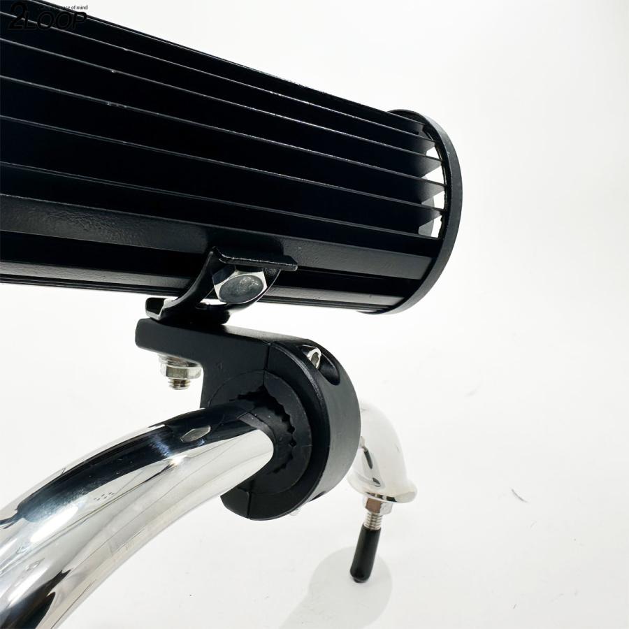 ブラケット 19mmから32mm パイプ用 ステー ゴムシート、ネジ2種付属 取り付け可 ワークライト LED作業灯 投光器  集魚灯 などの設置 固定 用クランプホルダー |  | 08