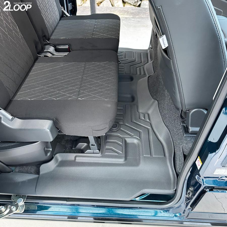 R3.12〜 アトレー S700 S710 RS X デッキバン 専用 3Dフロアマット ラゲッジマット【選択有】お手入れ楽々 ウォータープルーフ |  | 10