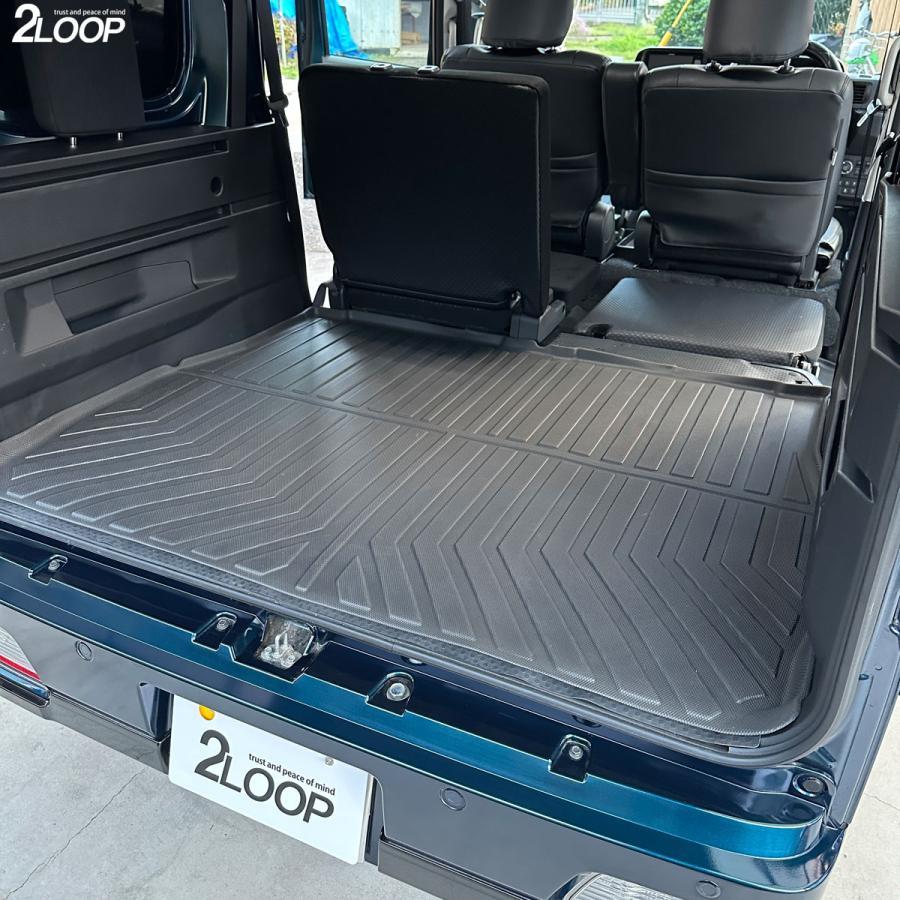 R3.12〜 アトレー S700 S710 RS X デッキバン 専用 3Dフロアマット ラゲッジマット【選択有】お手入れ楽々 ウォータープルーフ |  | 11