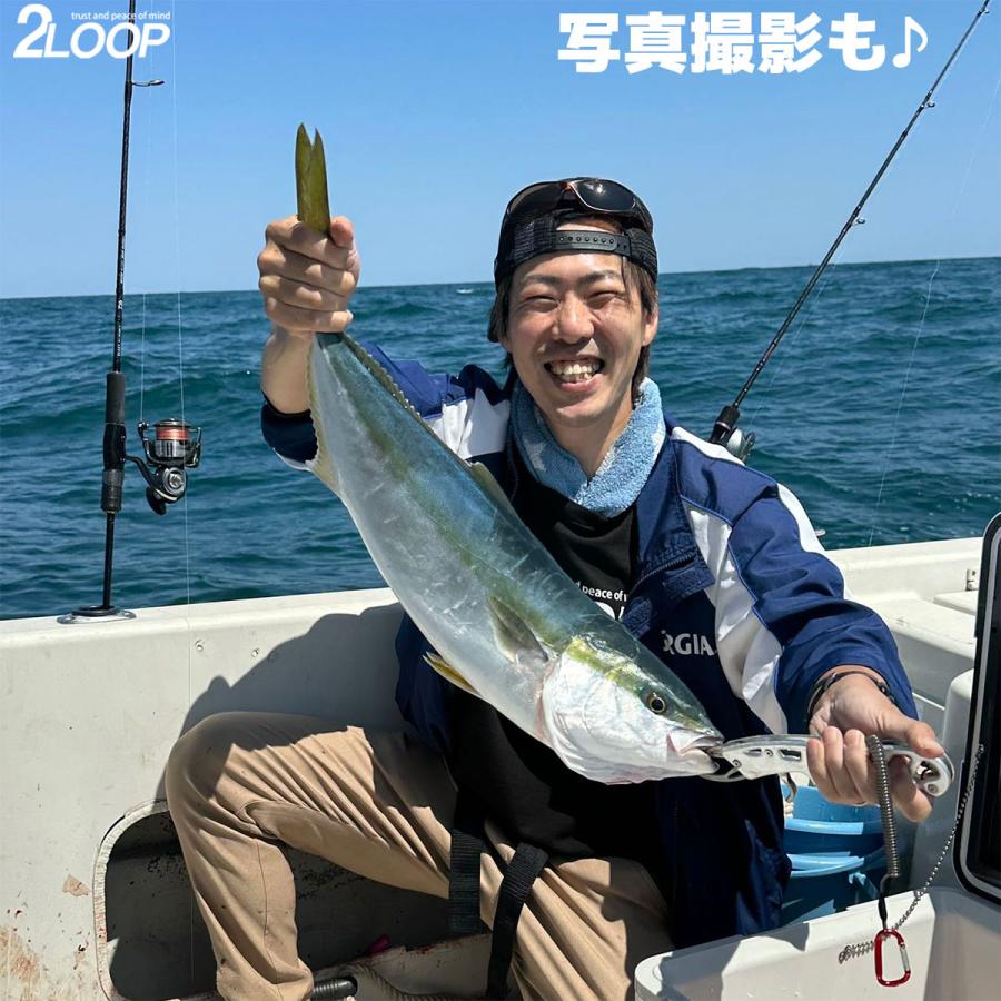 作りが丈夫 しっかり掴める トリガー タイプの フィッシュグリップ フィッシング プライヤー 釣り 魚 つかみ |  | 03