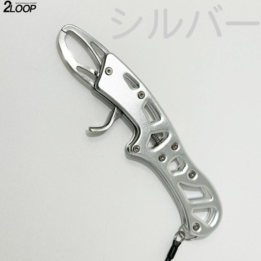 作りが丈夫 しっかり掴める トリガー タイプの フィッシュグリップ フィッシング プライヤー 釣り 魚 つかみ |  | 09