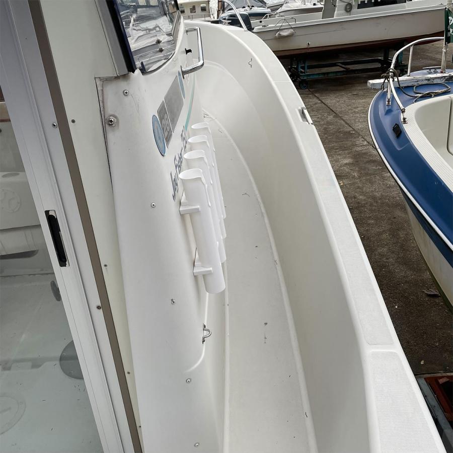 ロッドホルダー 船 4連 耐候 樹脂 白 ネジ固定 ビス ナット付属 船釣り フィッシング 釣り 魚船釣り ボート ボート用品 |  | 08