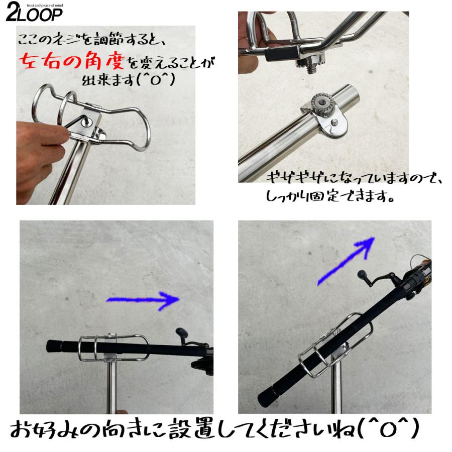 竿受け ボート 竿受け ボート 32mm パイプ専用 バー ポール 取付 丈夫な作り ロッドホルダー 船 船釣り フィッシング 釣り |  | 03