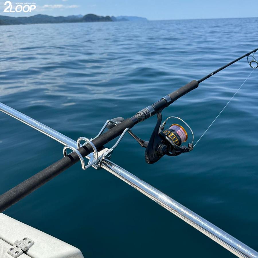 竿受け ボート 竿受け ボート 32mm パイプ専用 バー ポール 取付 丈夫な作り ロッドホルダー 船 船釣り フィッシング 釣り |  | 06