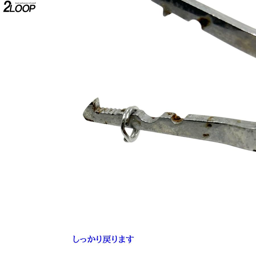 平打ち仕上がりで強い スプリットリング ステンレスで錆びに強い 5サイズ ×40 200個セット ケース付き 5mm 6mm 7mm 8mm 9mm |  | 05