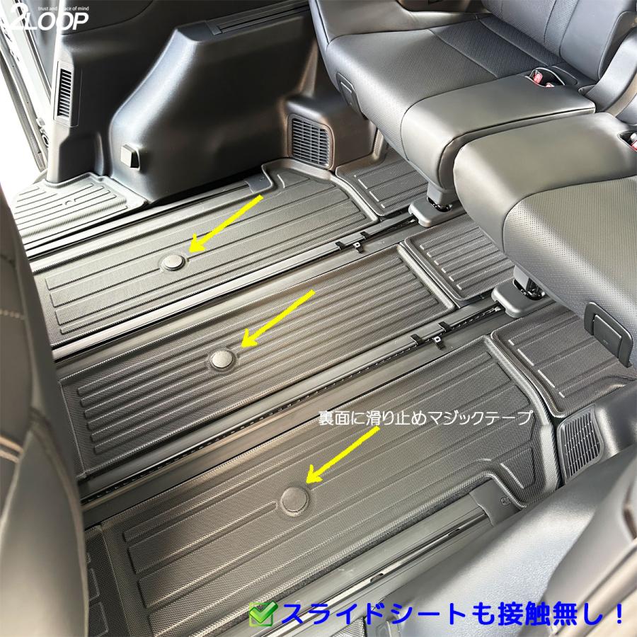 R5.7〜 アルファード ヴェルファイア 40系 フロアマット 7人乗り専用 3Dフロアマット ラゲッジマット【選択有】お手入れ楽々 ウォータープルーフ |  | 11