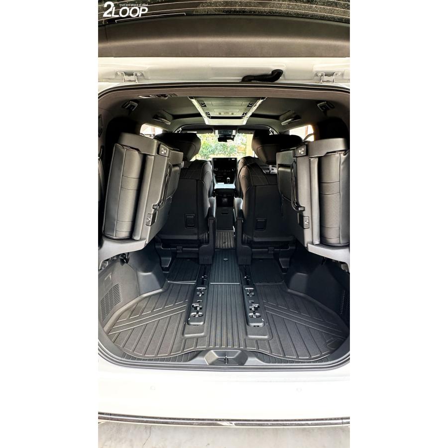 R5.7〜 アルファード ヴェルファイア 40系 フロアマット 7人乗り専用 3Dフロアマット ラゲッジマット【選択有】お手入れ楽々 ウォータープルーフ |  | 14