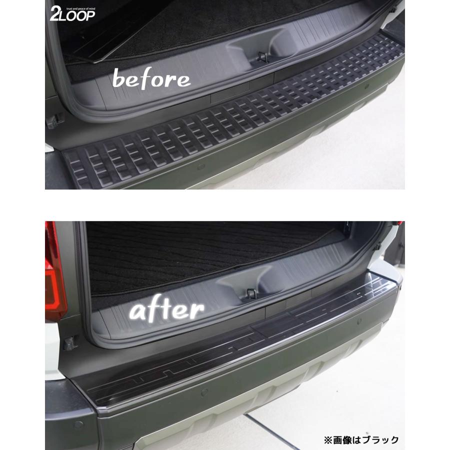 ランクル250 カスタム パーツ R6.4〜 ランドクルーザー 250 TRJ250W GDJ250W リアスカッフプレート リアバンパー 上 1点 ランクル250 【カラー選択】 |  | 03