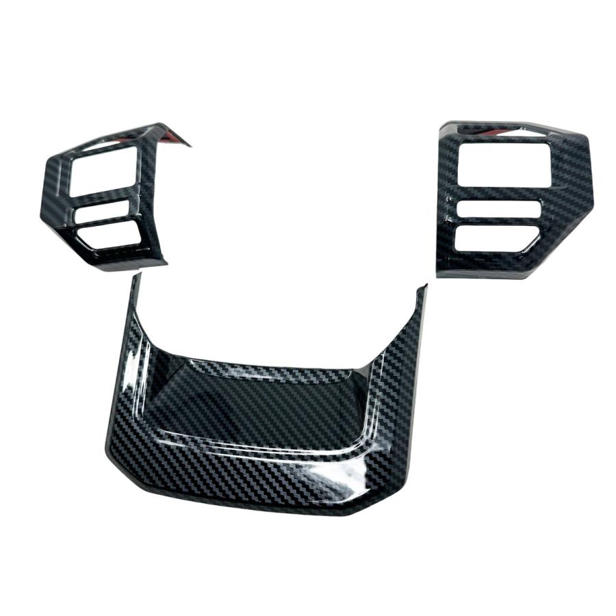 ランクル250 カスタム パーツ R6.4〜 ランドクルーザー 250 TRJ250W GDJ250W ステアリングパネル カバー ハンドルカバー 3点 内装パーツ 【カラー選択】 |  | 13