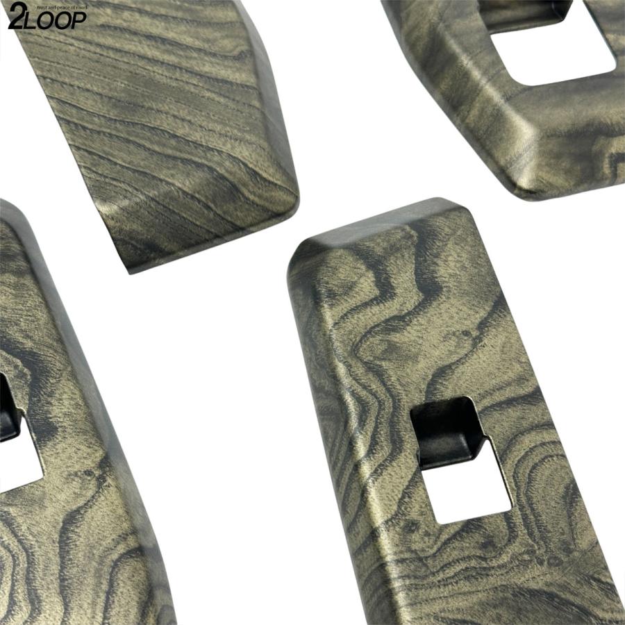 ランクル250 カスタム パーツ R6.4〜 ランドクルーザー 250 TRJ250W GDJ250W ドア スイッチ パネル ウインドウパネル カバー 4点 内装パーツ 【カラー選択】 |  | 12