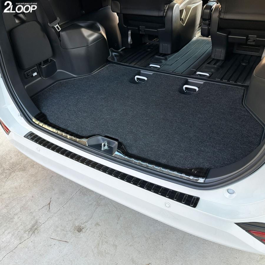 ノア ヴォクシー 90系 カスタムパーツ ラゲッジ リア スカッフプレート セット販売 3ピース 【カラー選択】 |  | 04