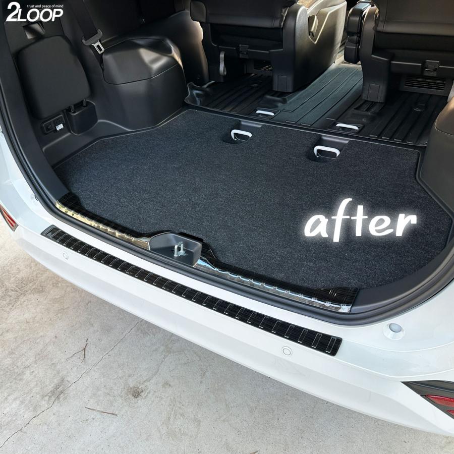 ノア ヴォクシー 90系 カスタムパーツ ラゲッジ リア スカッフプレート セット販売 3ピース 【カラー選択】 |  | 07