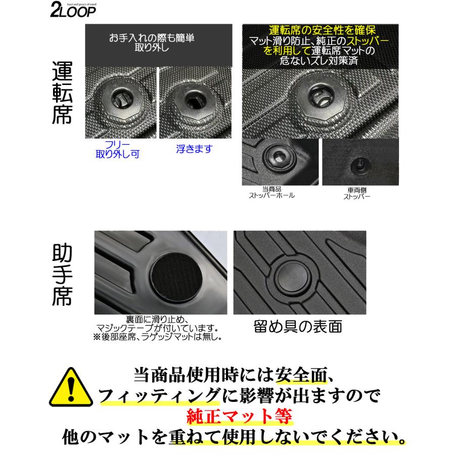 R7.12〜 RAV4 60系 専用 3Dフロアマット 【タイプ選択】 専用設計 水洗い 水拭き クリーンな車内に 送迎車 アウトドア お手入れ楽々 ウォータープルーフ ラヴ4 |  | 03