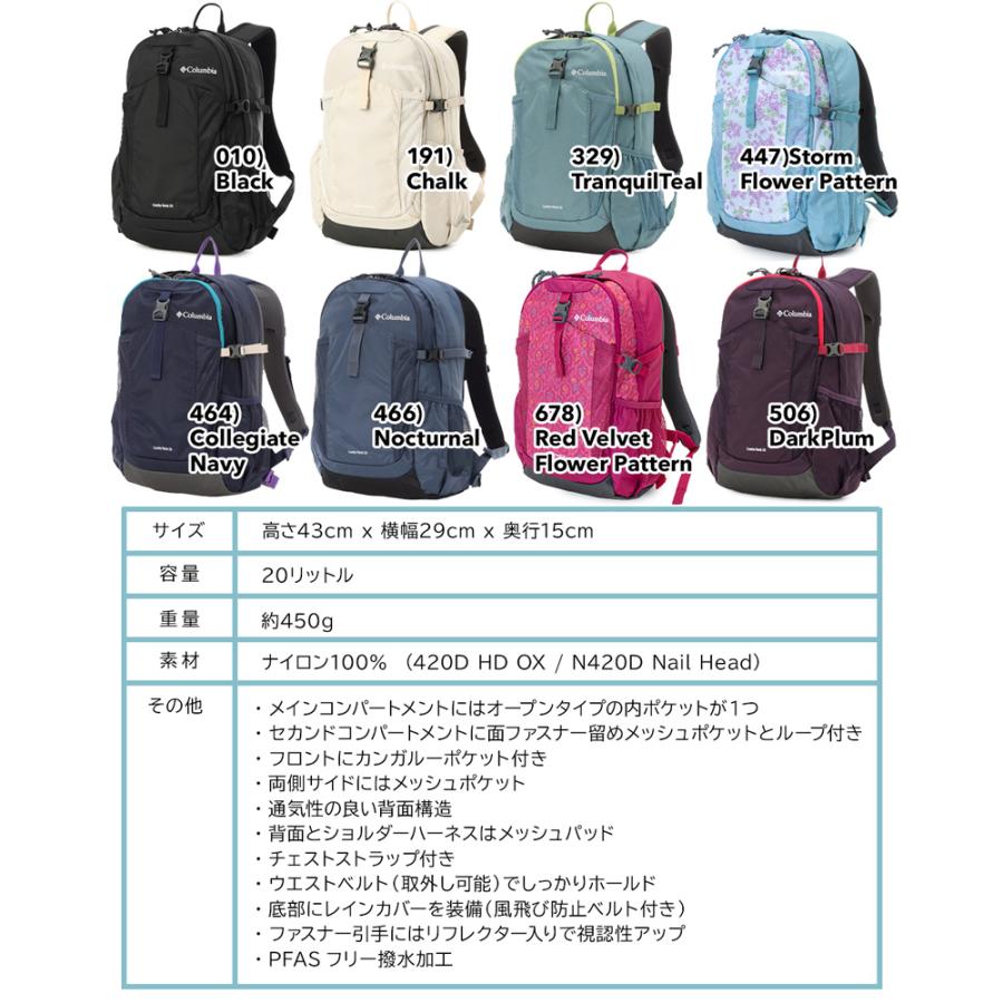 リュックサック Columbia コロンビア キャッスルロック 20L バックパック2 Castle Rock 20L Backpack II | Columbia | 25