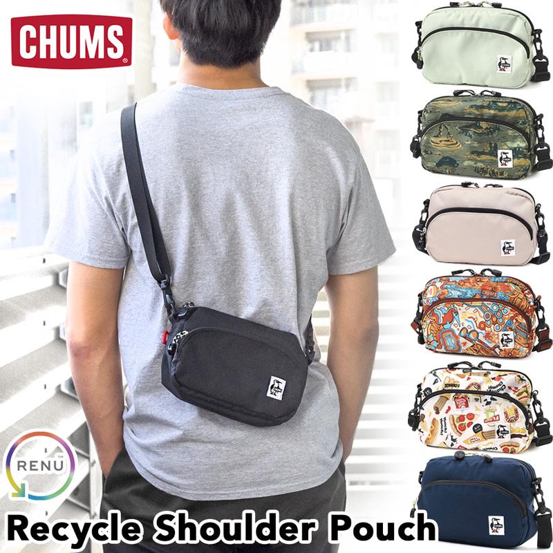 CHUMS チャムス ショルダーバッグ 小型 リサイクルショルダー CHUMS チャムス ショルダーバッグ 小型 リサイクルショルダー