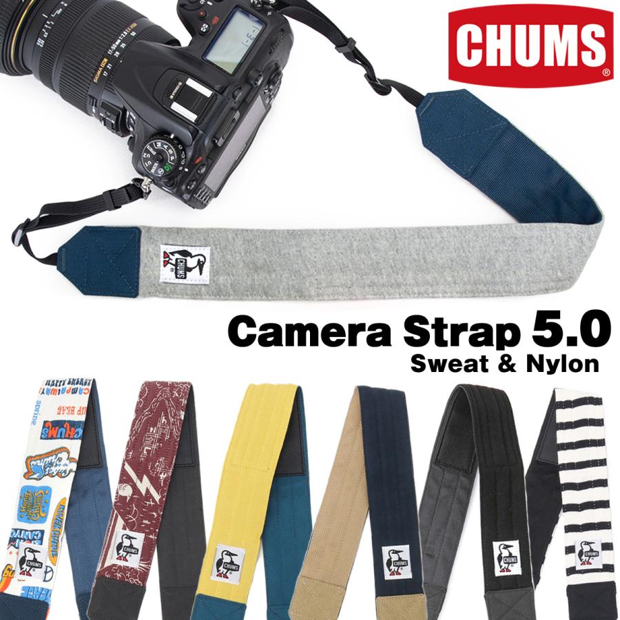セール Chums チャムス カメラストラップ Camera Strap 5 0 スウェットナイロン Cm 1 2m50cm 通販 Yahoo ショッピング