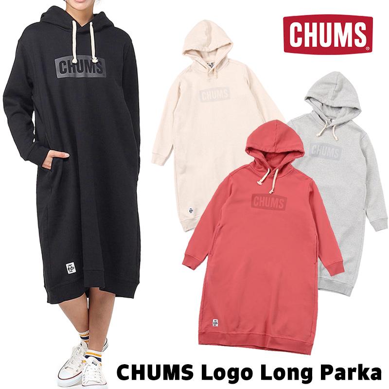 CHUMS チャムス ロゴ ロングパーカー Logo Long Parka CHUMS チャムス ロゴ ロングパーカー Logo Long Parka