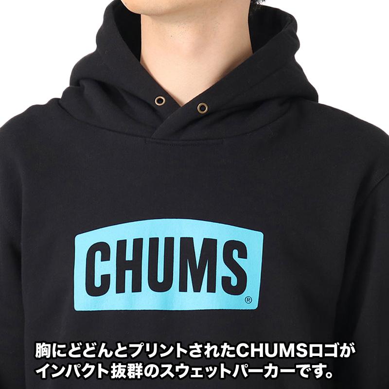 CHUMS チャムス ロゴ プルオーバー パーカー Logo Pullover Parka｜2m50cm｜11