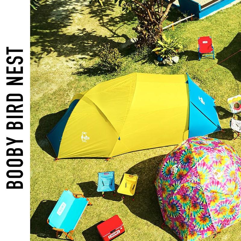 美品 グランドシート付き！CHUMS ブービーバードネスト テント