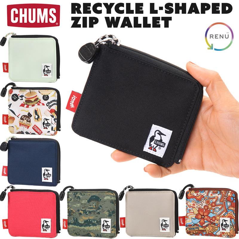 CHUMS チャムス 財布 リサイクル エルシェイプト ジップ CHUMS チャムス 財布 リサイクル エルシェイプト ジップ