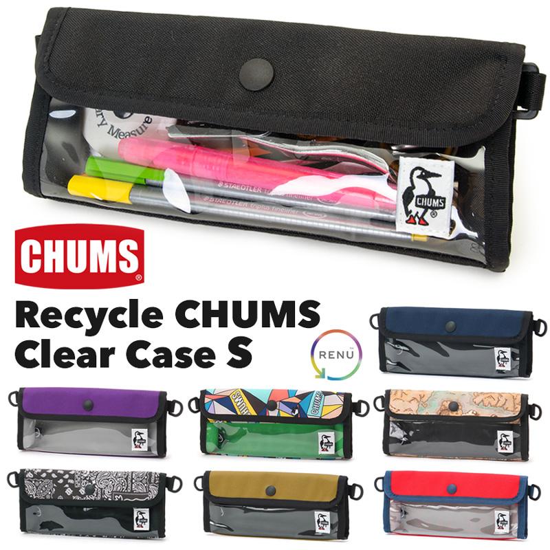 Chums チャムス Recycle Clear Case リサイクル S クリアケース Sサイズ 半額sale