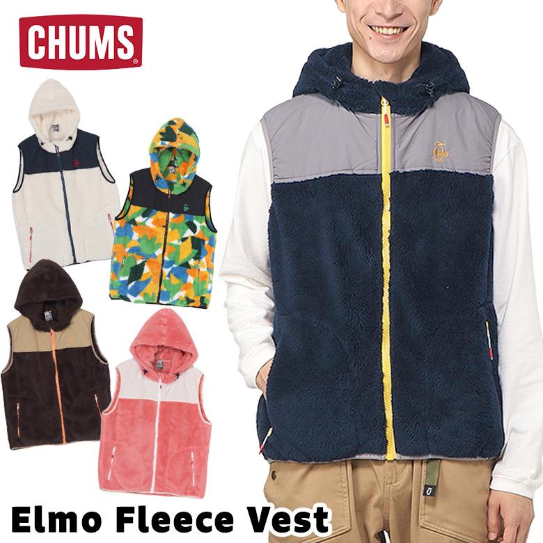 CHUMS セール チャムス Elmo Fleece Vest エルモ フリース CHUMS セール チャムス Elmo Fleece Vest エルモ フリース