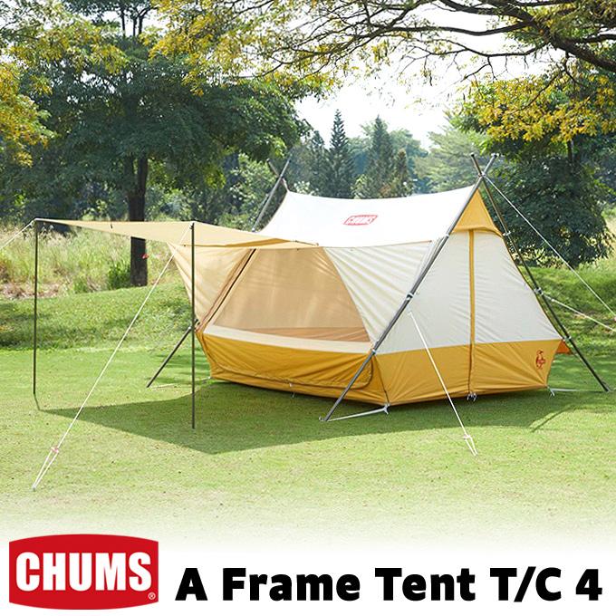 CHUMS セール チャムス キャンプテント A Frame Tent T/C 4 エー CHUMS セール チャムス キャンプテント A Frame Tent T/C 4 エー