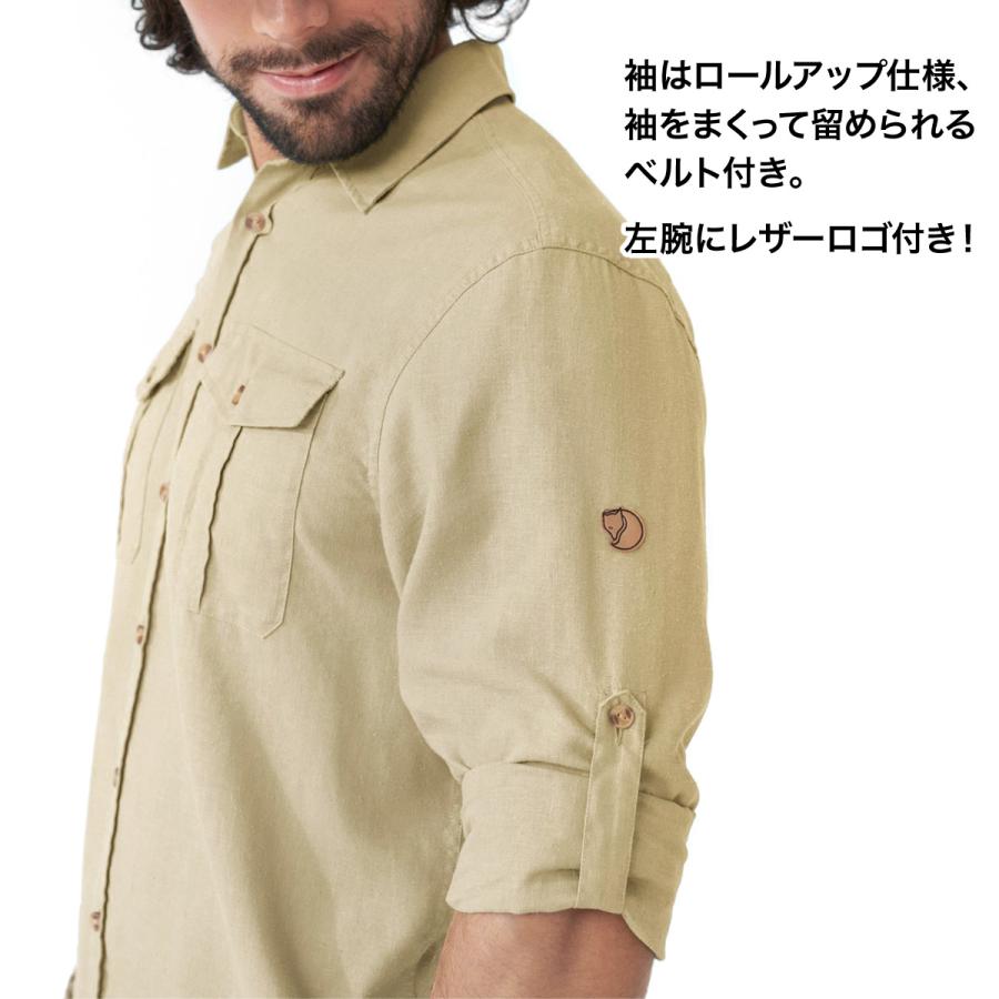 シャツ Fjall Raven フェールラーベン Ovik Travel Shirt LS M オビック トラベルシャツ 長袖 fjallraven｜2m50cm｜10