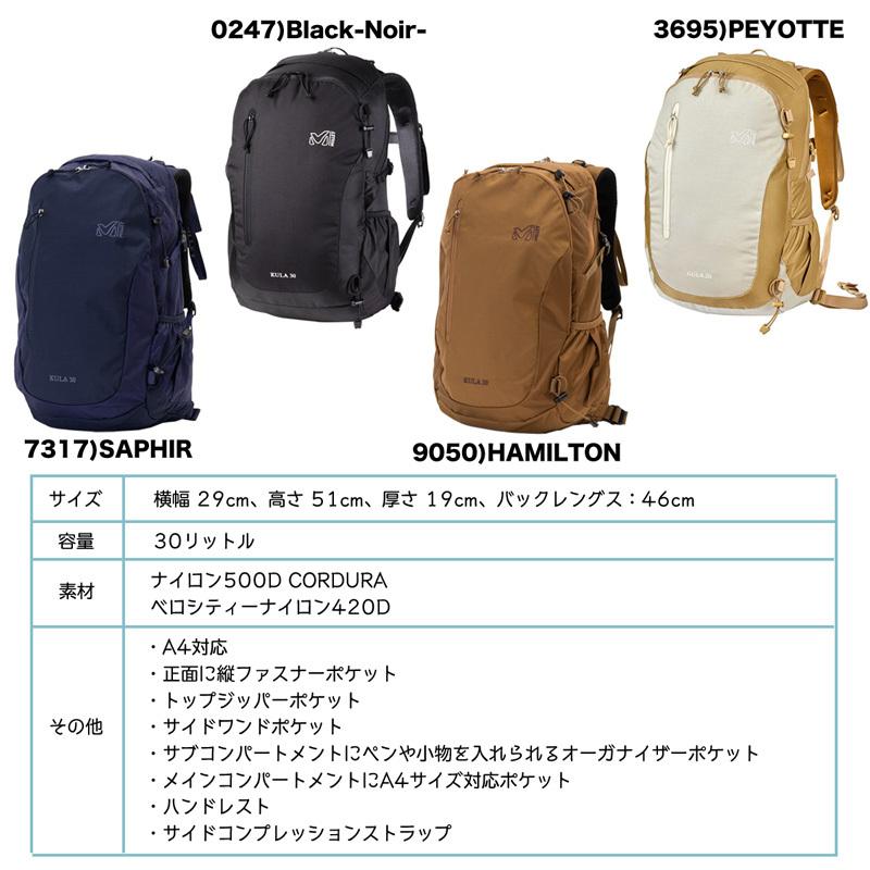 Millet ミレー リュック Kula 30 Mis0545 クーラ Mi 018 2m50cm 通販 Yahoo ショッピング