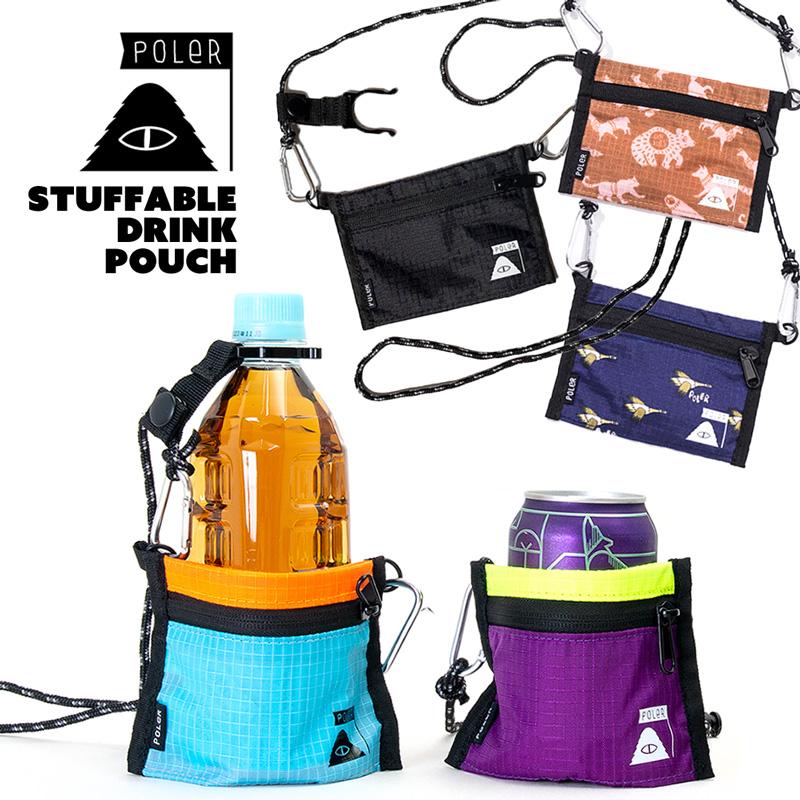 POLeR ポーラー POLER STUFFABLE DRINK POUCH コインケース ドリンクポーチ PL0082m50cm