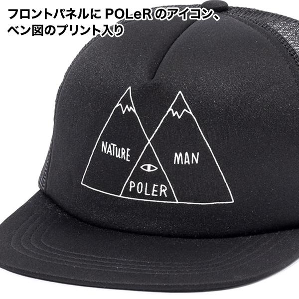 帽子 POLeR ポーラー VENN MESH CAP ベン メッシュキャップ｜2m50cm｜04