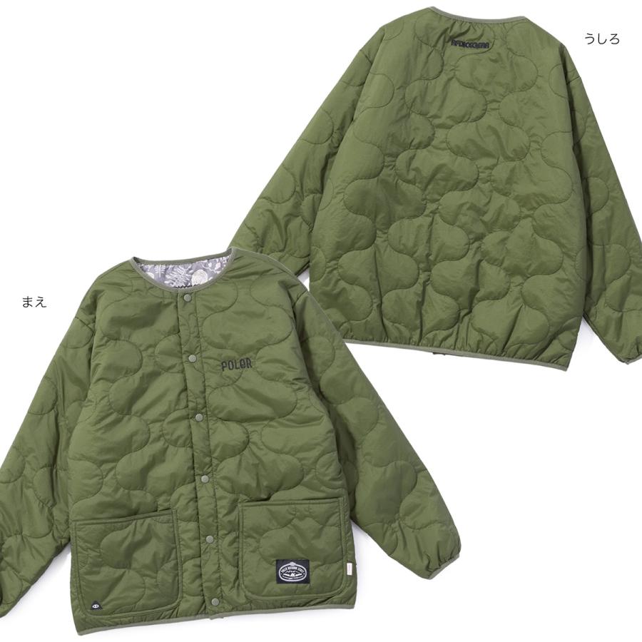 POLeR ポーラー AFD×POLER REVERSIBLE QUILTED JACKET リバーシブル 
