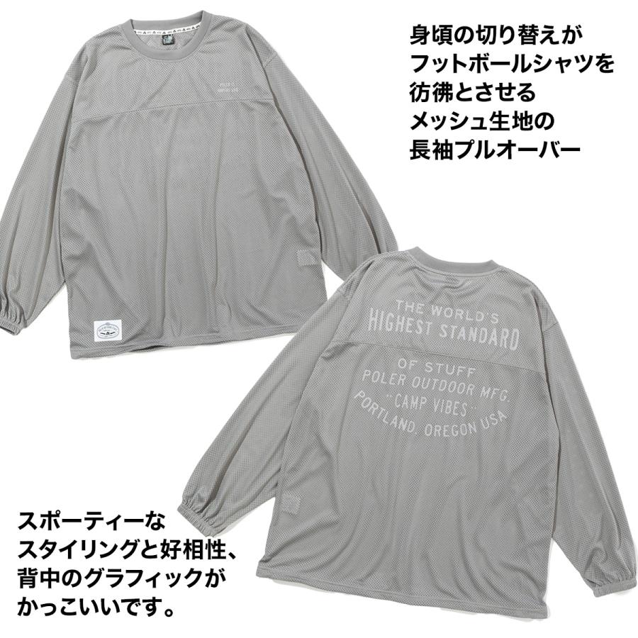 新品　今季　POLER MESH BAGGY S/S POLeR POLER MESH BAGGY S/S メンズ レディース : ZOZOTOWN