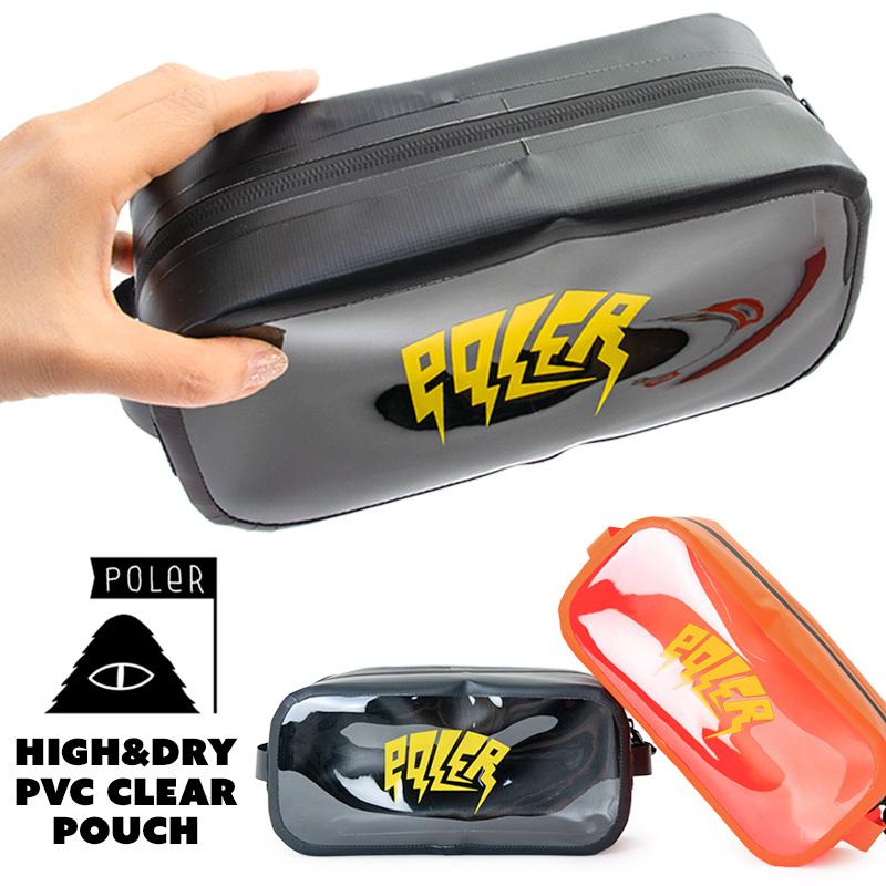 POLeR セール ポーラー HIGH & DRY PVC CLEAR POUCH ハイ アンド