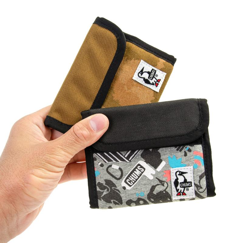 セール CHUMS チャムス 財布 トリフォルド ウォレット Trifold Wallet Sweat Nylon スウェットナイロン｜2m50cm｜07