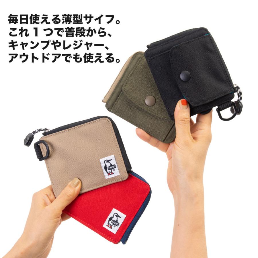 セール CHUMS チャムス 財布 リサイクル エルシェイプト ジップ ウォレット Recycle L-Shaped Zip Wallet｜2m50cm｜11