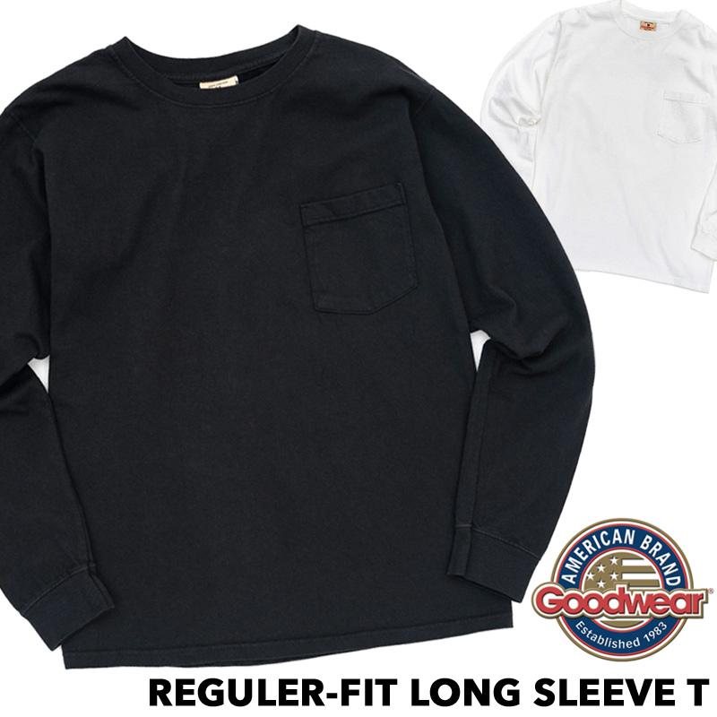 Goodwear グッドウェア 長袖Tシャツ REGULERFIT LONG SLEEVE Tshirt MADE IN USA st