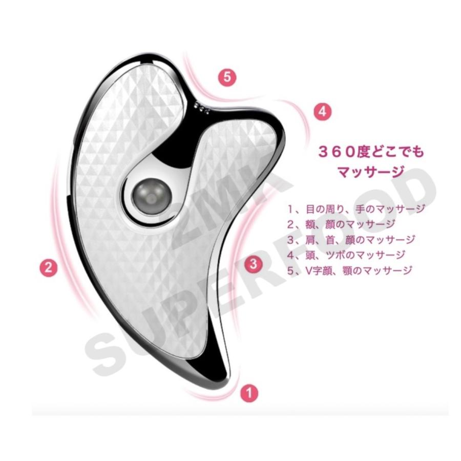フェイスマッサージャー シルバー LINKA リンカ ヘッドスカルプ スパ マッサージャー ヘッド