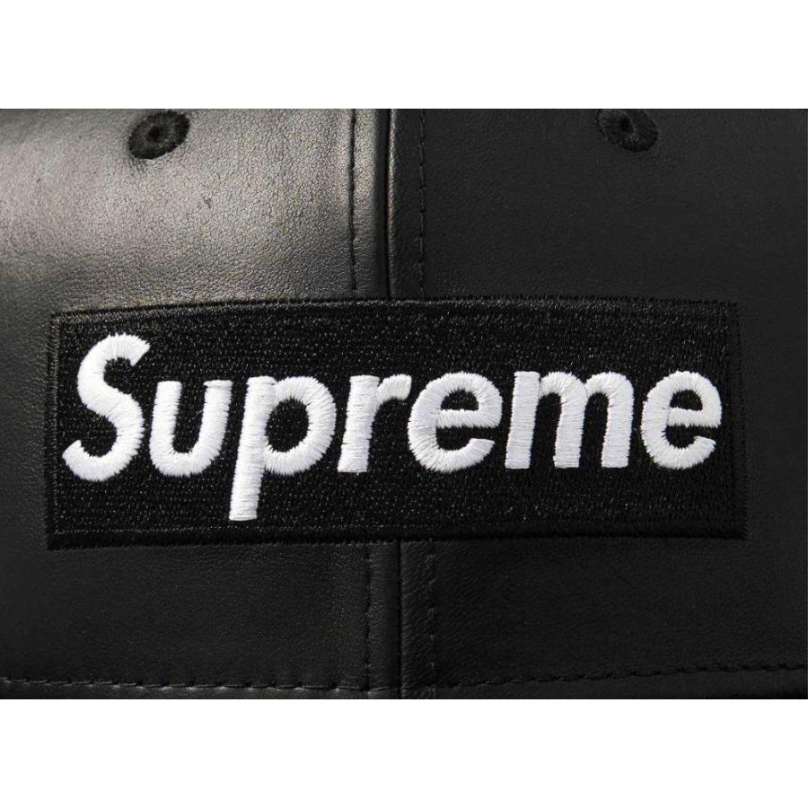 Supreme Leather Earflap Box Logo New Era Black 7-1-8 :sa-108224-7-1-8