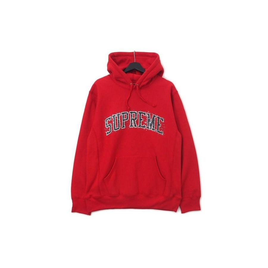 豊富なギフト Hooded Arc Water Supreme Sweatshirt M Red パーカー SIZE:M - www