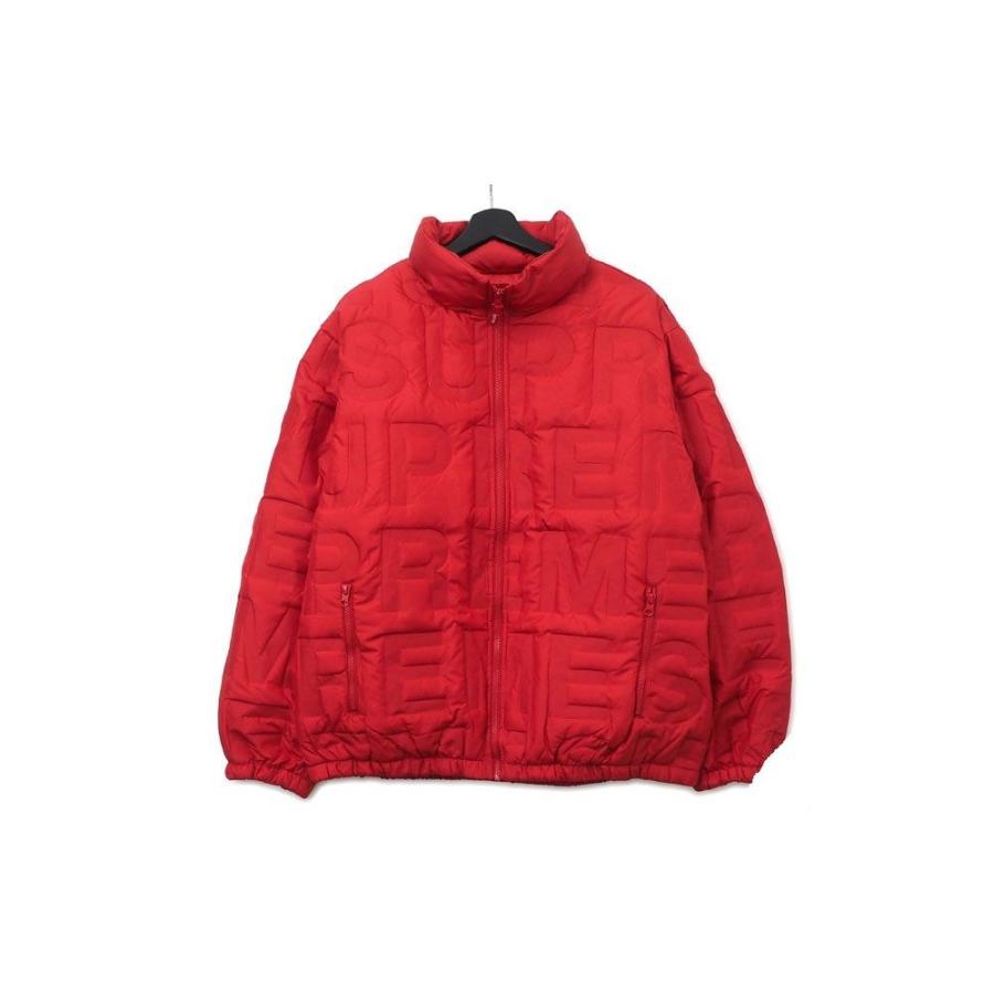 新作商品新作商品Supreme Bonded Logo Puffy Jacket Red L コート