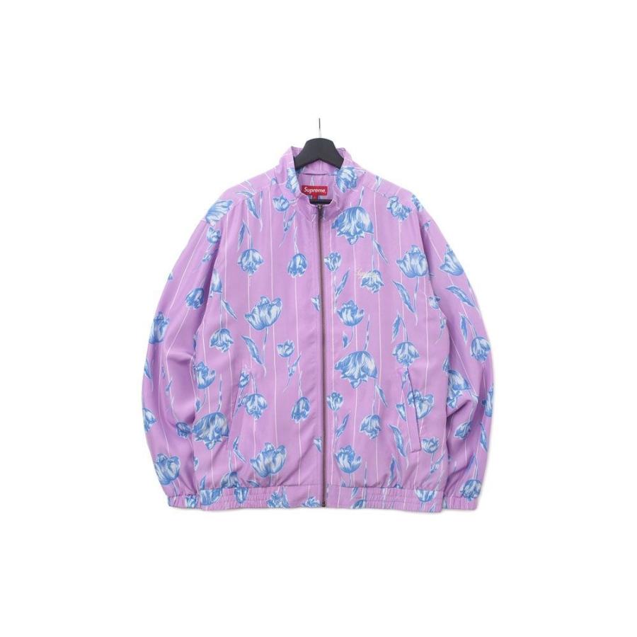 Supreme Floral Silk Track Jacket Pink M - 0