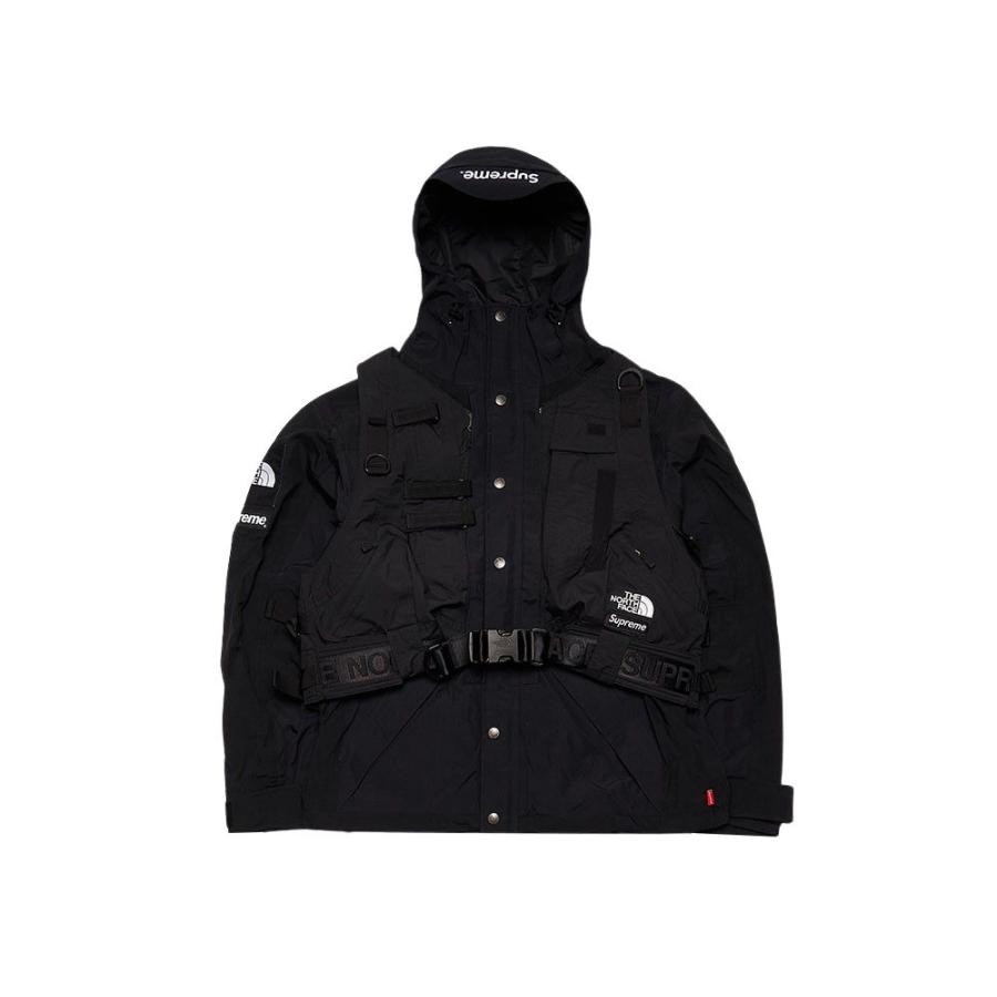 【期間限定特価】 Face North The / Supreme RTG L Black Vest + Jacket 中綿コート