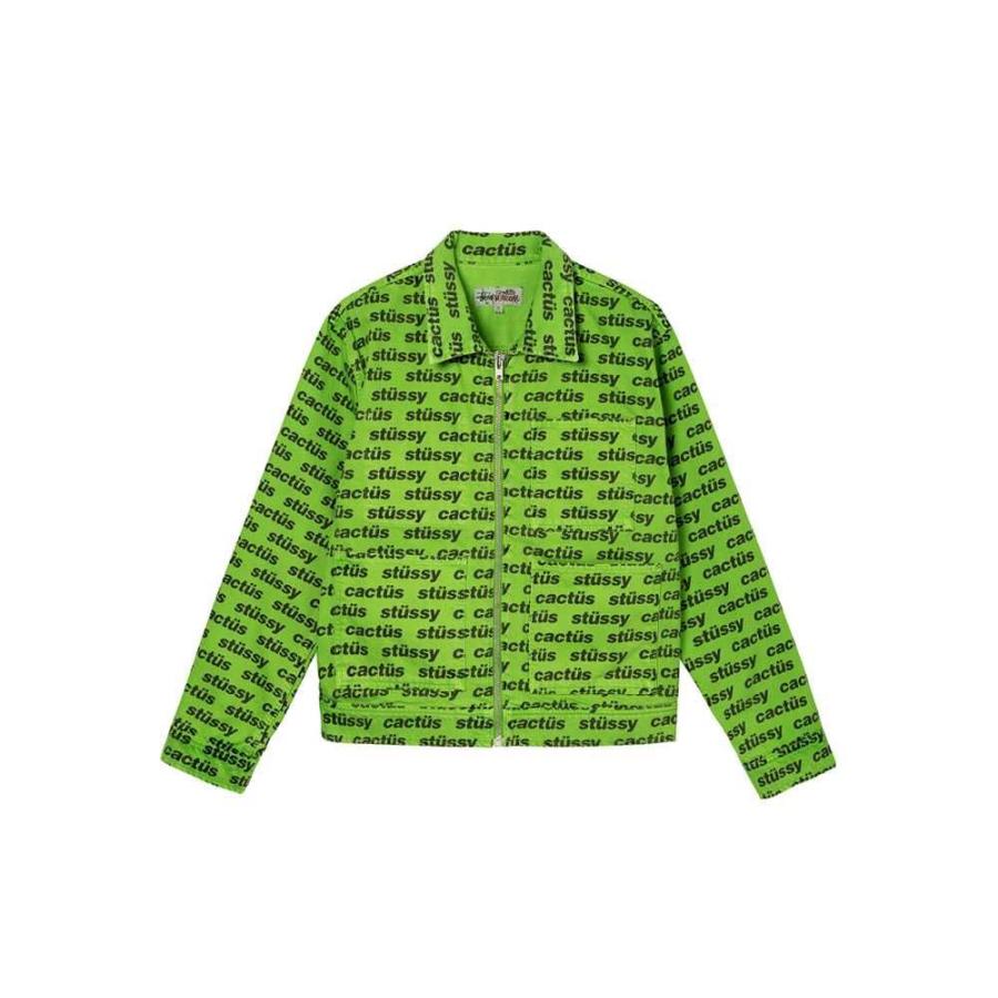stussy CPFM zip Work Jacket green XL | tspea.org