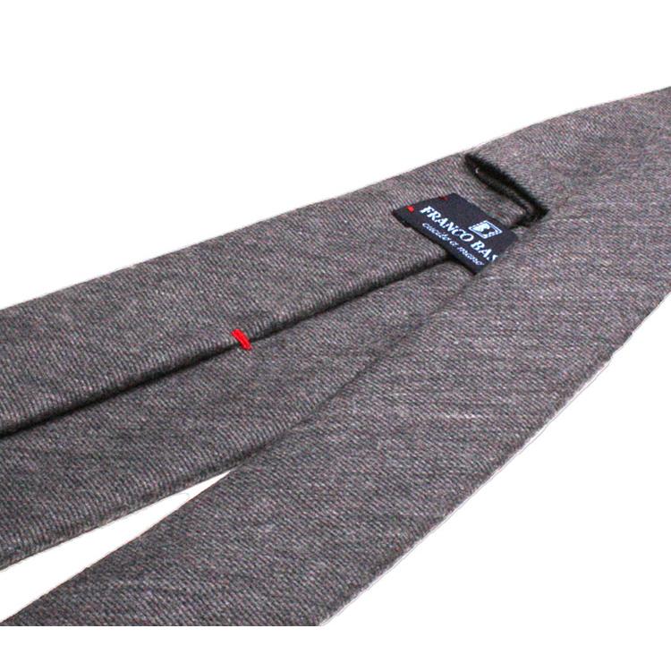 FRANCO BASSI　フランコバッシ　ネクタイ　正規取扱店　FRANCO BASSI-A429-A-2　ウールシルクグレーソリッド | FRANCO BASSI | 05