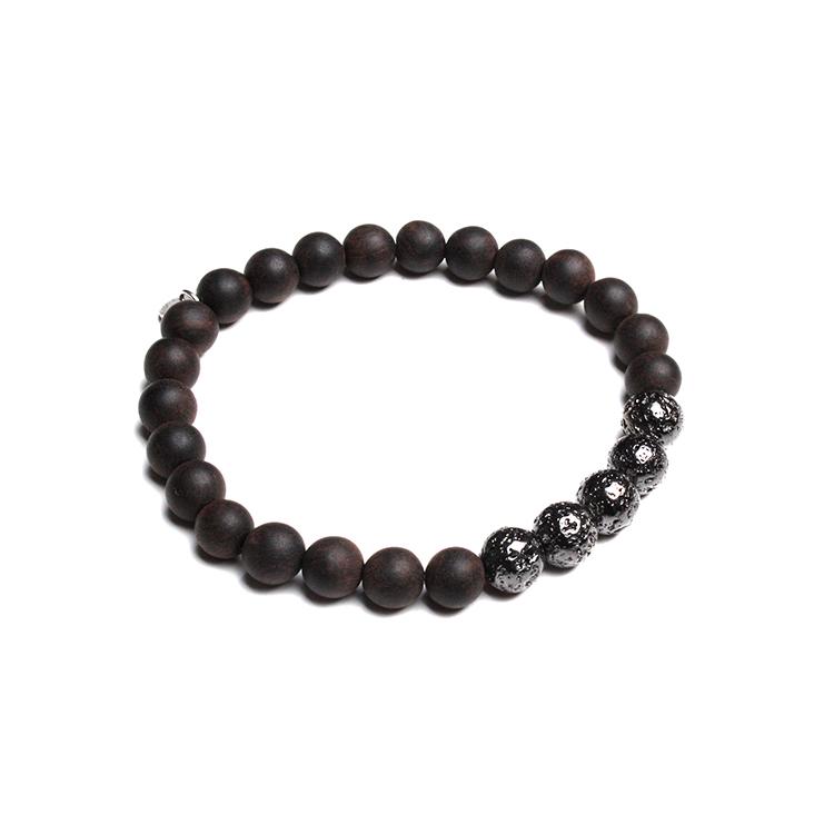 TATEOSSIAN（タテオシアン）ブレスレット　正規取扱店　BR0694-Lava Bead Black | TATEOSSIAN | 01